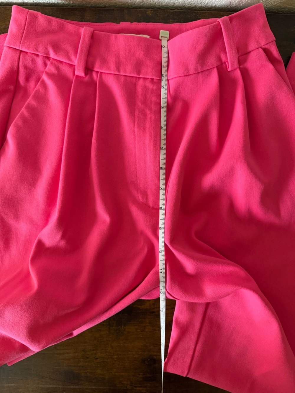 Favorite Daughter The Favorite Pant Pleat Pants in Pink Peacock Size 2 - Picture 6 of 8